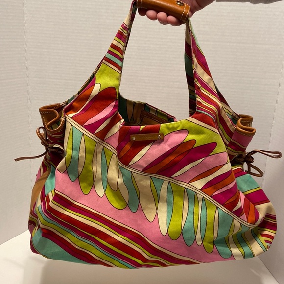 kate spade Handbags - Kate Spade Multi Color Canvas Purse - Preloved